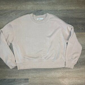 Workshop Republic Clothing Cream Tan Crewneck Sweatshirt - Size M